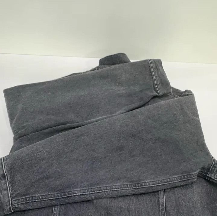 Balenciaga Balenciaga Chest Logo Black Denim Jacket Size US L / EU 52-54 / 3 - 12 Thumbnail