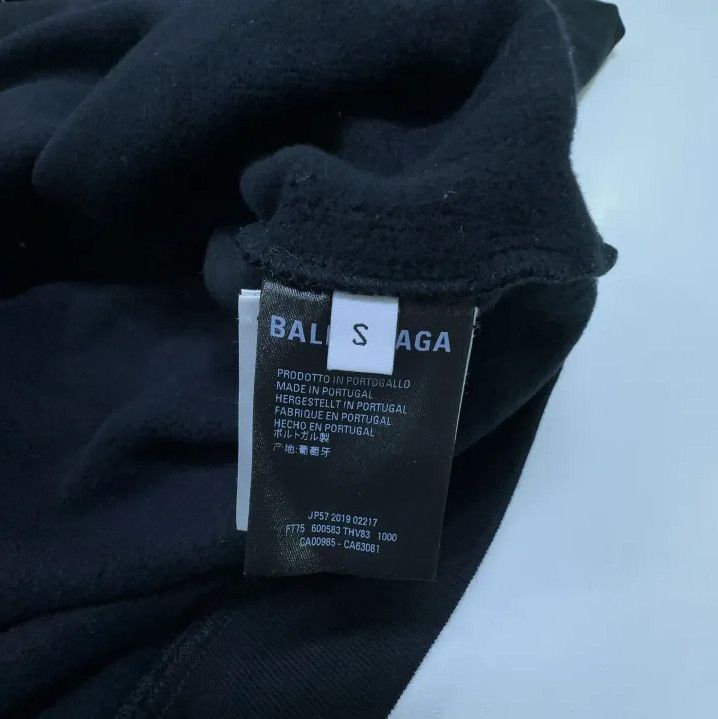 Balenciaga Balenciaga x WFP Black Hooded Sweatshirt Size US S / EU 44-46 / 1 - 4 Thumbnail
