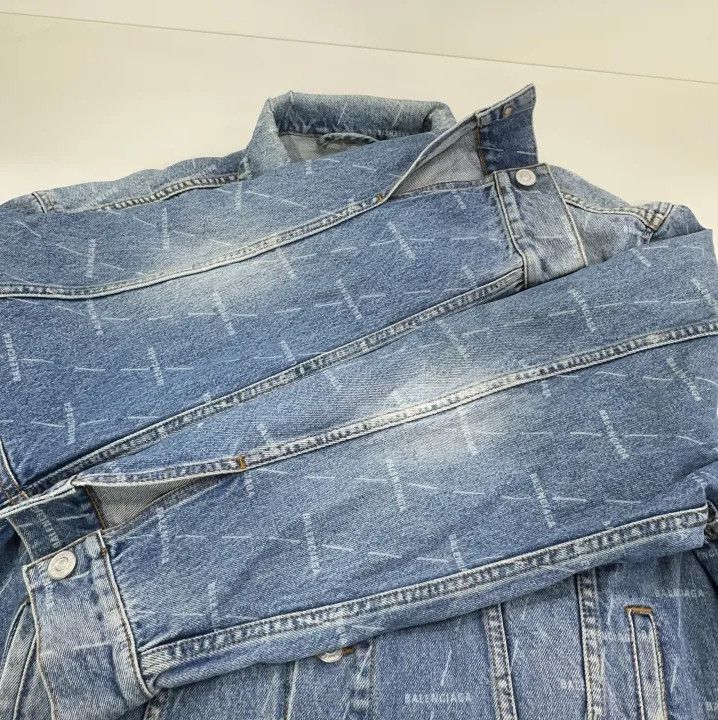 Balenciaga Balenciaga Denim Pocket Jacket for Men Size US M / EU 48-50 / 2 - 8 Thumbnail