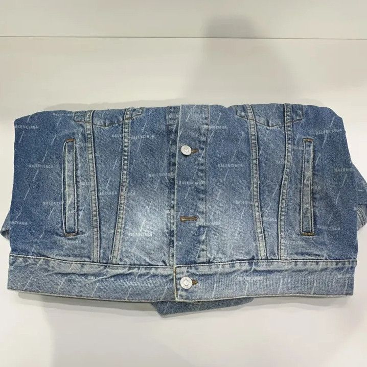 Balenciaga Balenciaga Denim Pocket Jacket for Men Size US M / EU 48-50 / 2 - 10 Thumbnail