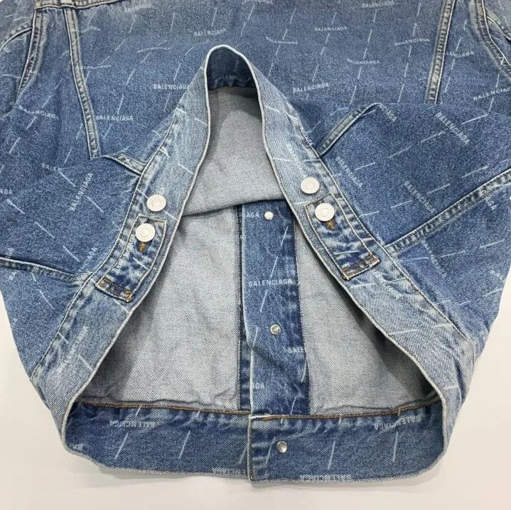 Balenciaga Balenciaga Denim Pocket Jacket for Men Size US M / EU 48-50 / 2 - 12 Thumbnail