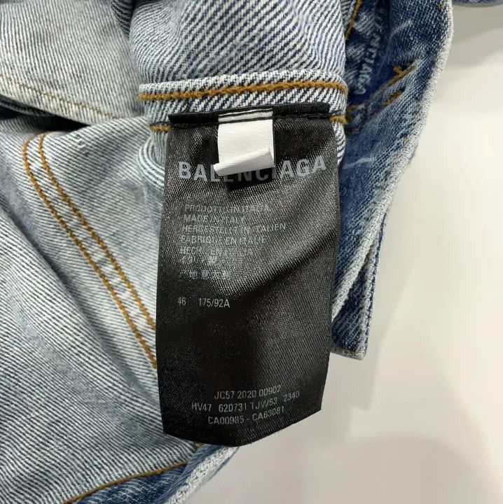 Balenciaga Balenciaga Denim Pocket Jacket for Men Size US M / EU 48-50 / 2 - 4 Thumbnail