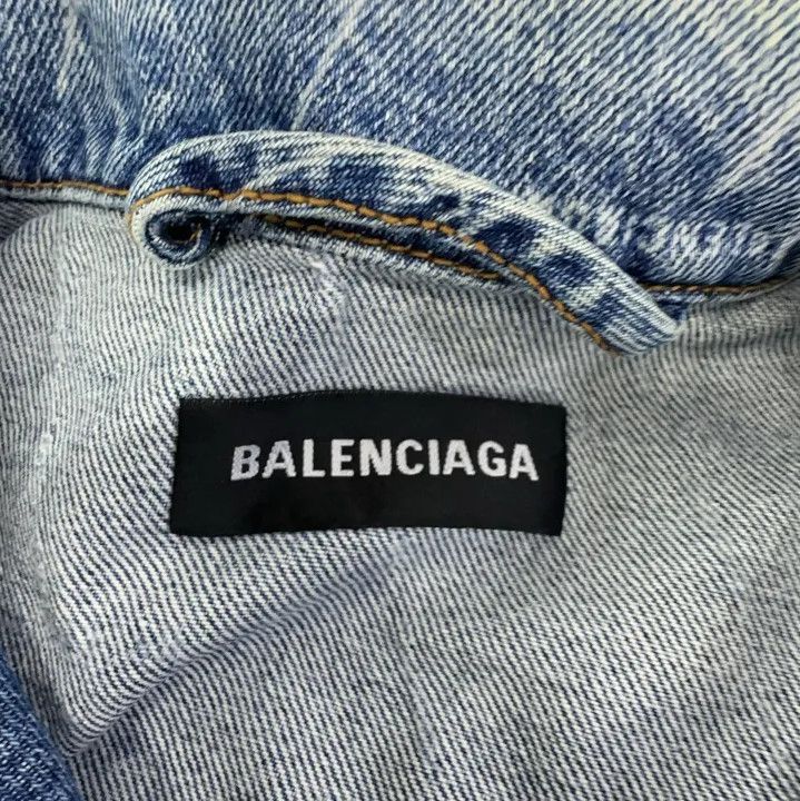 Balenciaga Balenciaga Denim Pocket Jacket for Men Size US M / EU 48-50 / 2 - 6 Thumbnail