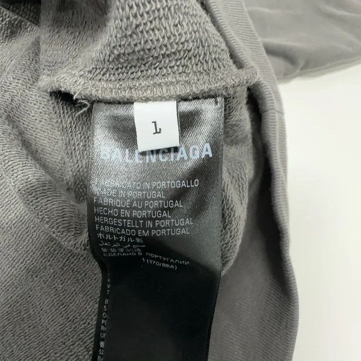 Balenciaga Balenciaga Logo Print Oversized Hoodie Size US M / EU 48-50 / 2 - 4 Thumbnail