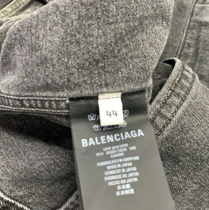 Balenciaga Balenciaga Black Casual Denim Jacket Size US M / EU 48-50 / 2 - 4 Thumbnail