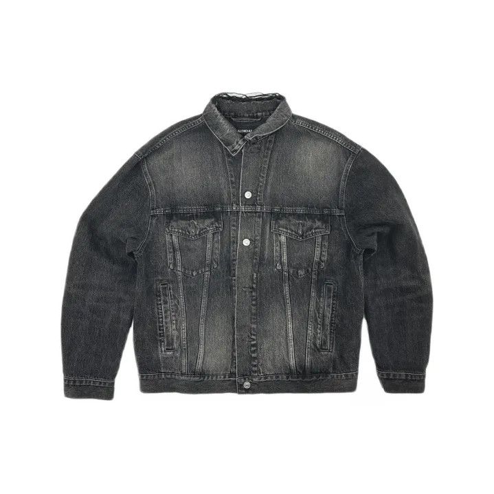 Balenciaga Balenciaga Black Casual Denim Jacket Size US M / EU 48-50 / 2 - 2 Thumbnail