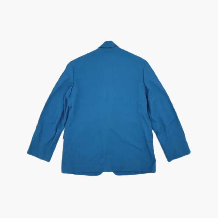 Balenciaga Balenciaga Blue Single-Breasted Suit Jacket Size US L / EU 52-54 / 3 - 3 Thumbnail