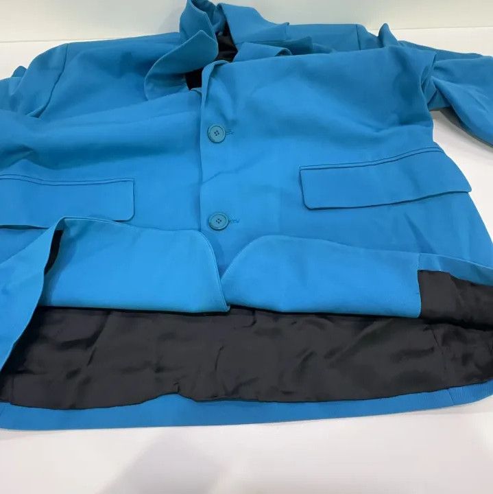 Balenciaga Balenciaga Blue Single-Breasted Suit Jacket Size US L / EU 52-54 / 3 - 7 Thumbnail
