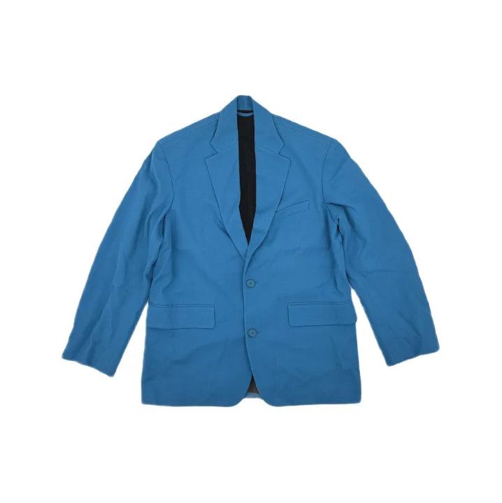 Balenciaga Balenciaga Blue Single-Breasted Suit Jacket Size US L / EU 52-54 / 3 - 2 Thumbnail