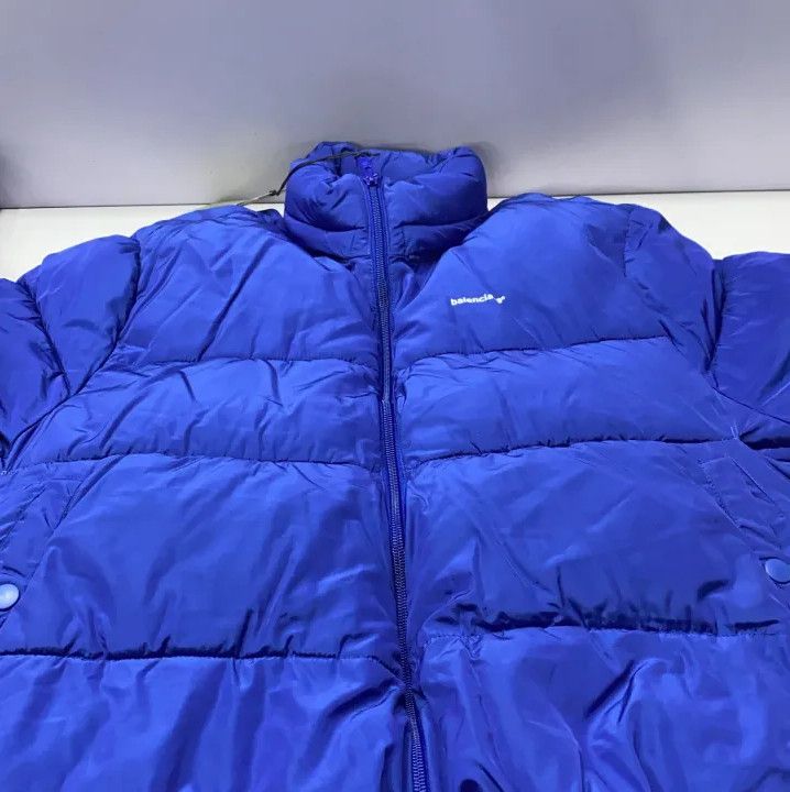 Balenciaga Balenciaga Men's Blue Puffer Jacket Size US L / EU 52-54 / 3 - 14 Thumbnail