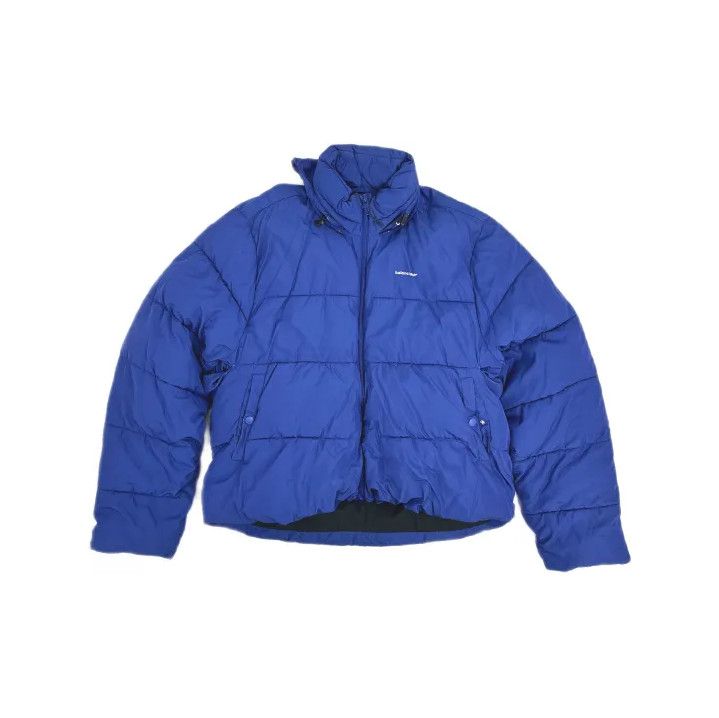 Balenciaga Balenciaga Men's Blue Puffer Jacket Size US L / EU 52-54 / 3 - 2 Thumbnail