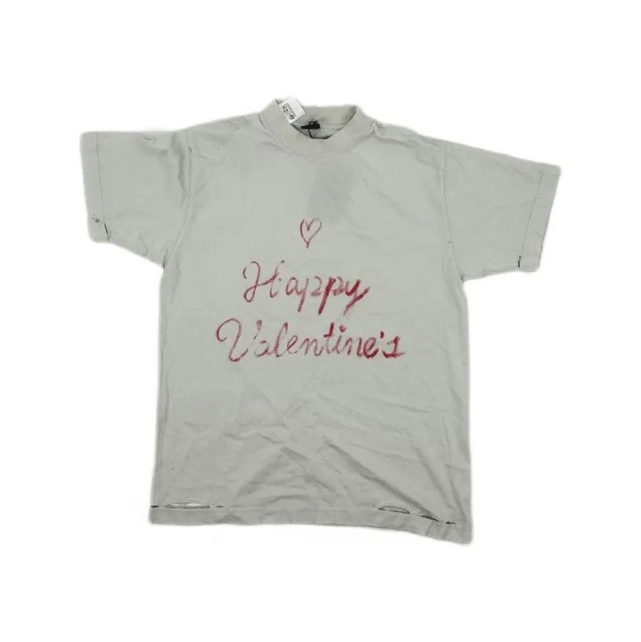 Balenciaga Balenciaga Valentine's Day Logo T-Shirt Size US S / EU 44-46 / 1 - 2 Thumbnail