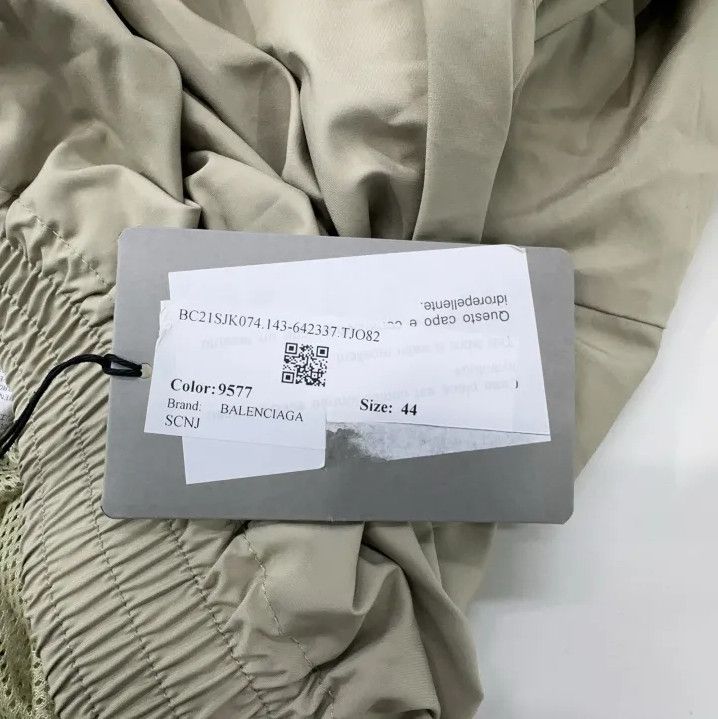Balenciaga Gray Long Sleeve Jacket for Men