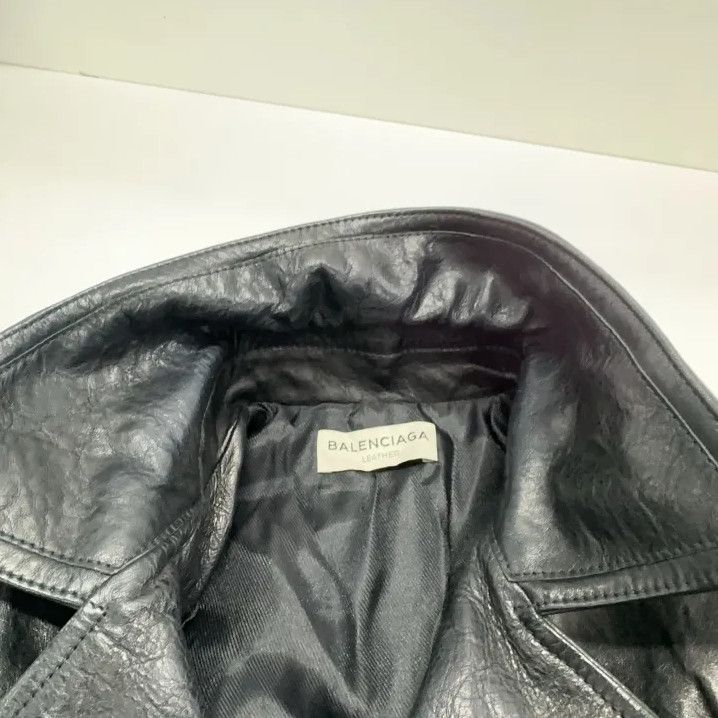 Balenciaga Balenciaga Classic Black Biker Jacket for All Genders Size US S / EU 44-46 / 1 - 9 Thumbnail