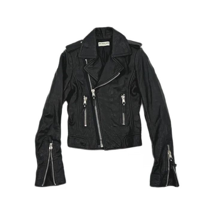 Balenciaga Balenciaga Classic Black Biker Jacket for All Genders Size US S / EU 44-46 / 1 - 2 Thumbnail