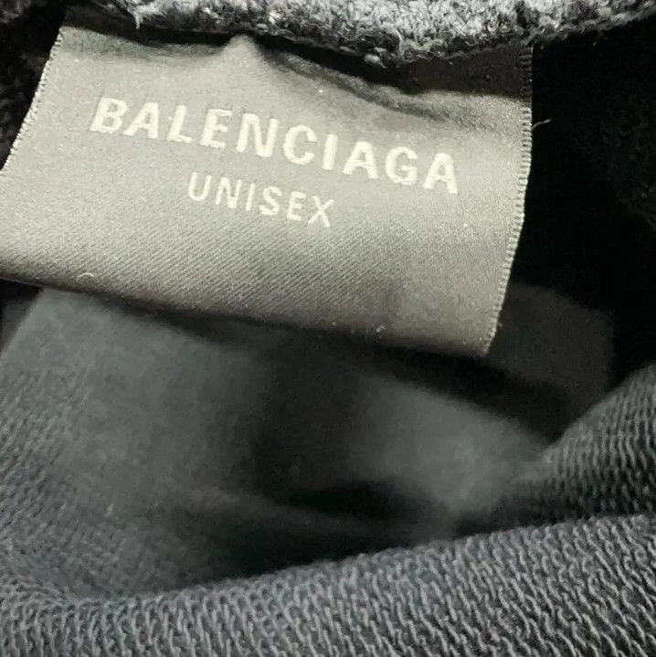 Balenciaga Balenciaga Black Printed Wide-Leg Casual Pants Size US 26 / EU 42 - 6 Thumbnail