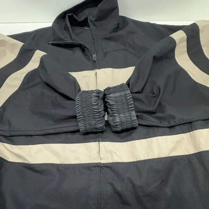 Balenciaga Balenciaga Black Color Block High Neck Jacket Size US L / EU 52-54 / 3 - 13 Thumbnail