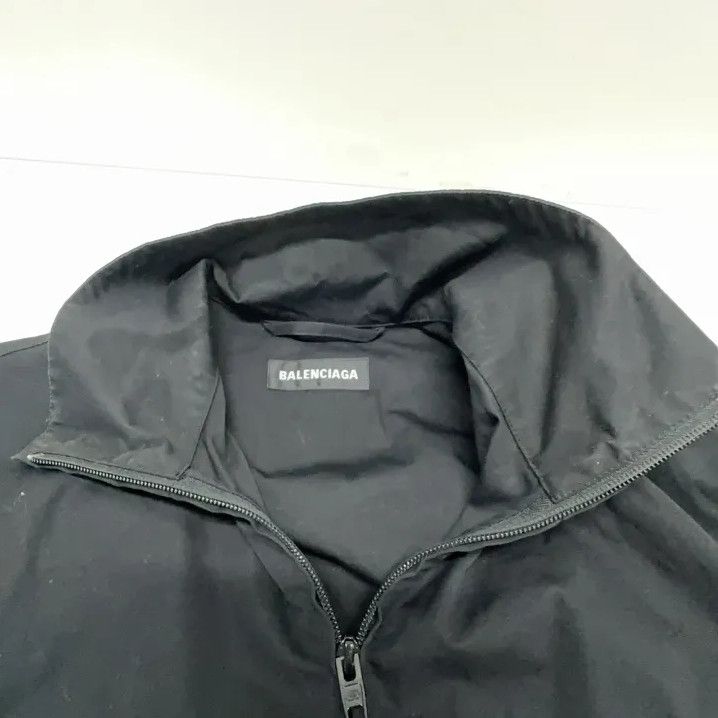 Balenciaga Balenciaga Black Color Block High Neck Jacket Size US L / EU 52-54 / 3 - 7 Thumbnail