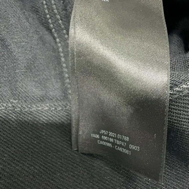 Balenciaga Balenciaga Black Long Sleeve Denim Jacket Size US L / EU 52-54 / 3 - 5 Thumbnail