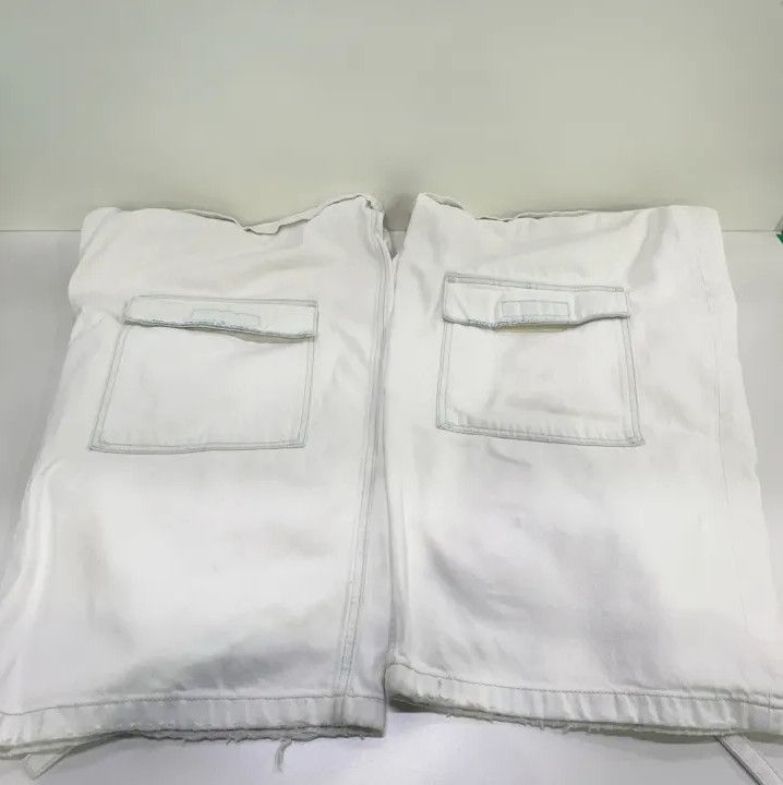Balenciaga Balenciaga White Wide-Leg Cargo Jeans for Men Size US 34 / EU 50 - 9 Thumbnail