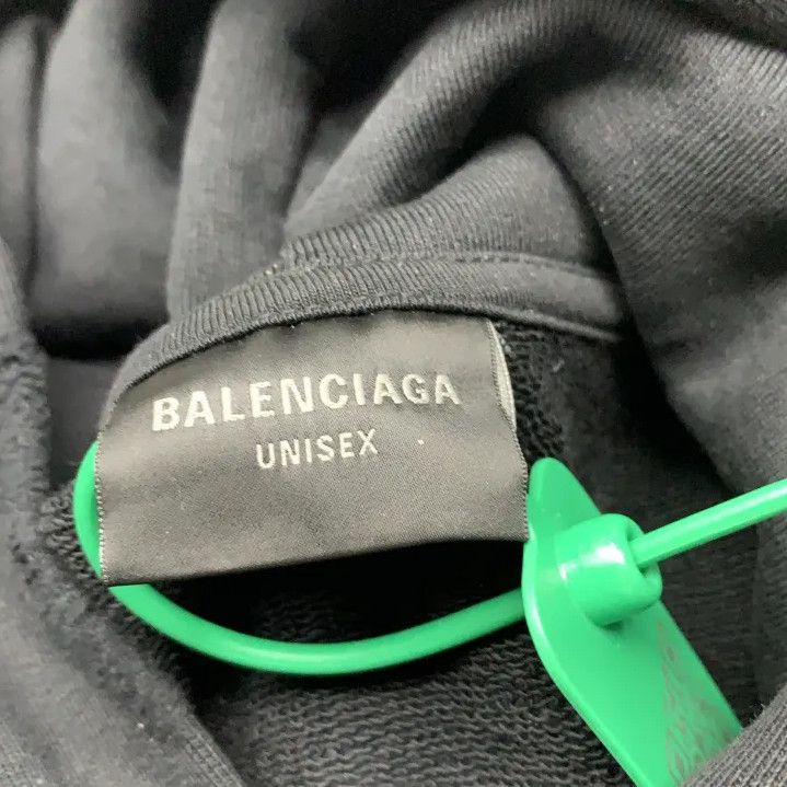 Balenciaga Balenciaga Distressed Logo Hoodie for Men Size US M / EU 48-50 / 2 - 3 Thumbnail