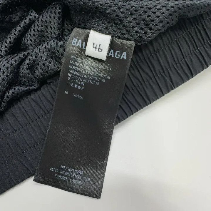Balenciaga Balenciaga FW21 Black Logo Design Zip Jacket Size US L / EU 52-54 / 3 - 3 Thumbnail