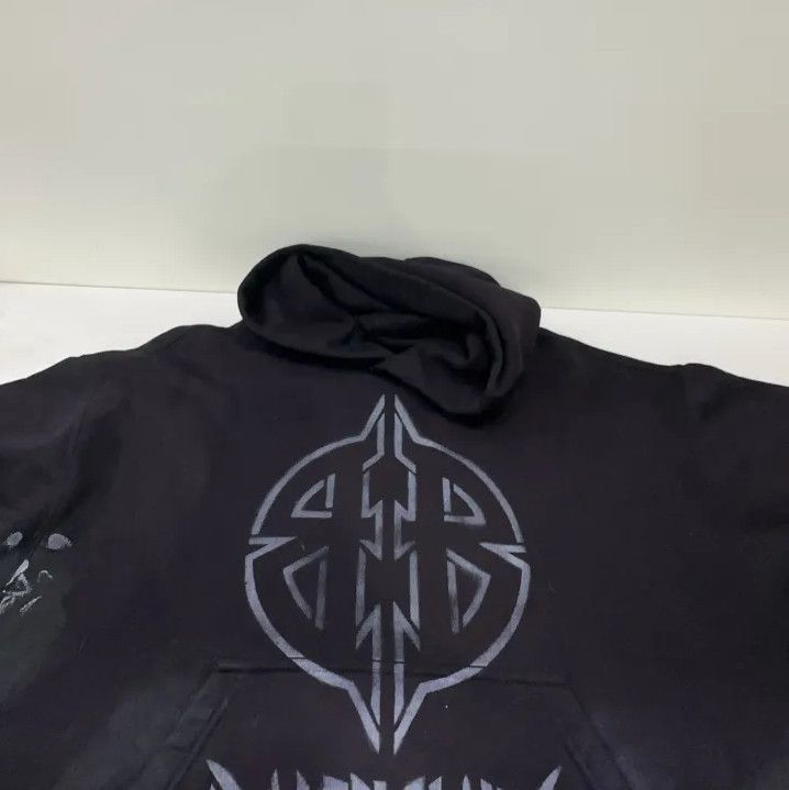 Balenciaga Balenciaga Graphic Print Black Pullover Hoodie Size US L / EU 52-54 / 3 - 9 Thumbnail