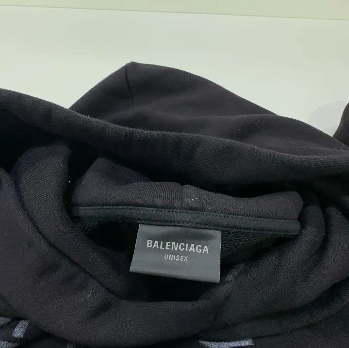 Balenciaga Balenciaga Graphic Print Black Pullover Hoodie Size US L / EU 52-54 / 3 - 6 Thumbnail