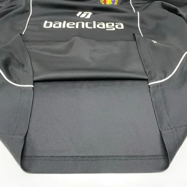 Balenciaga Balenciaga Logo Short-Sleeve Casual Football Shirt Size US M / EU 48-50 / 2 - 10 Thumbnail
