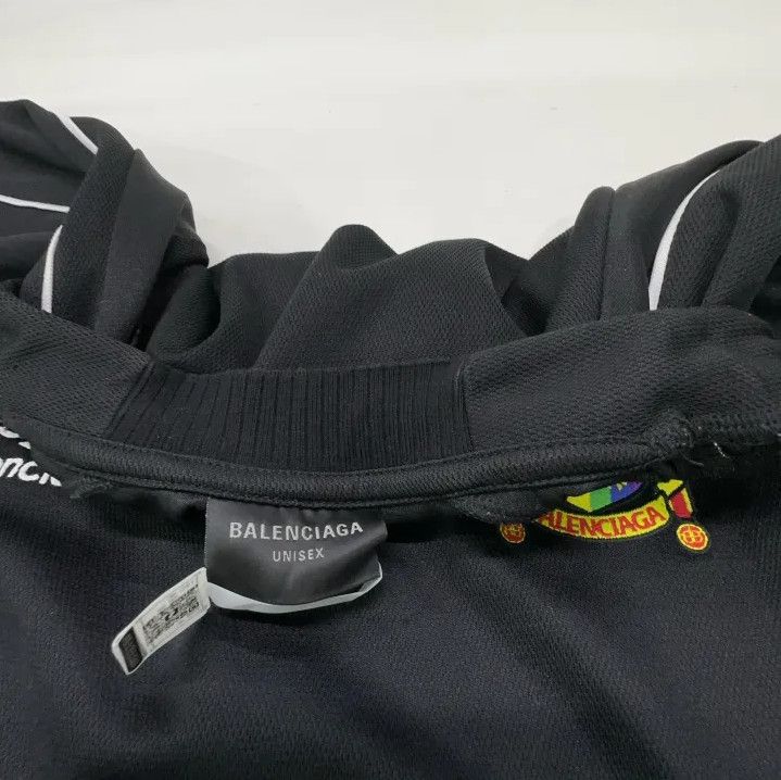 Balenciaga Balenciaga Logo Short-Sleeve Casual Football Shirt Size US M / EU 48-50 / 2 - 4 Thumbnail