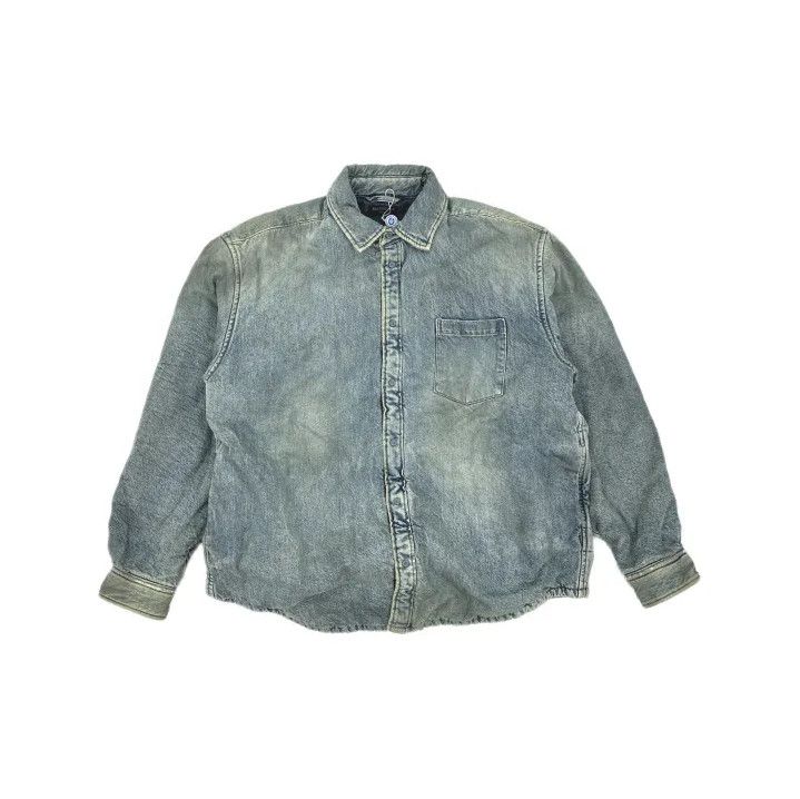 Balenciaga Balenciaga Blue Distressed Pocket Jacket Size US S / EU 44-46 / 1 - 2 Thumbnail