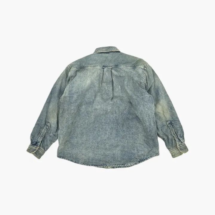 Balenciaga Balenciaga Blue Distressed Pocket Jacket Size US S / EU 44-46 / 1 - 3 Thumbnail
