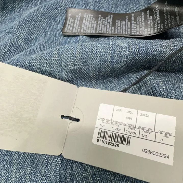 Balenciaga Balenciaga Blue Distressed Pocket Jacket Size US S / EU 44-46 / 1 - 4 Thumbnail