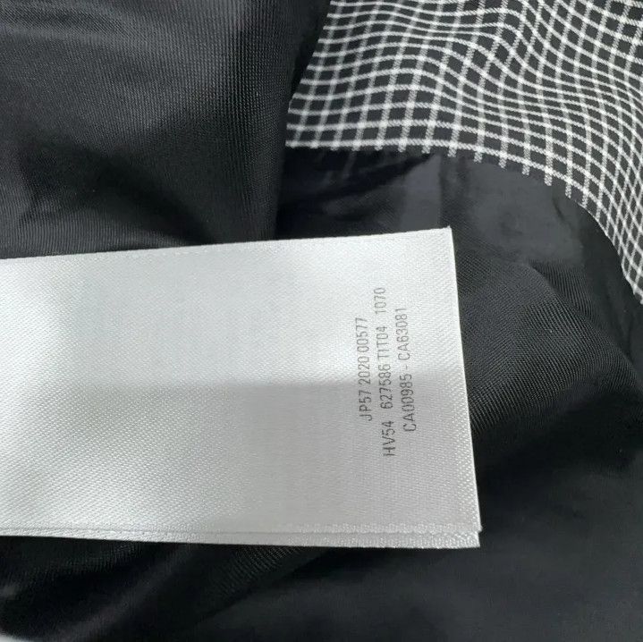 Balenciaga Balenciaga Gray Checked Single-Breasted Blazer Size US S / EU 44-46 / 1 - 5 Thumbnail