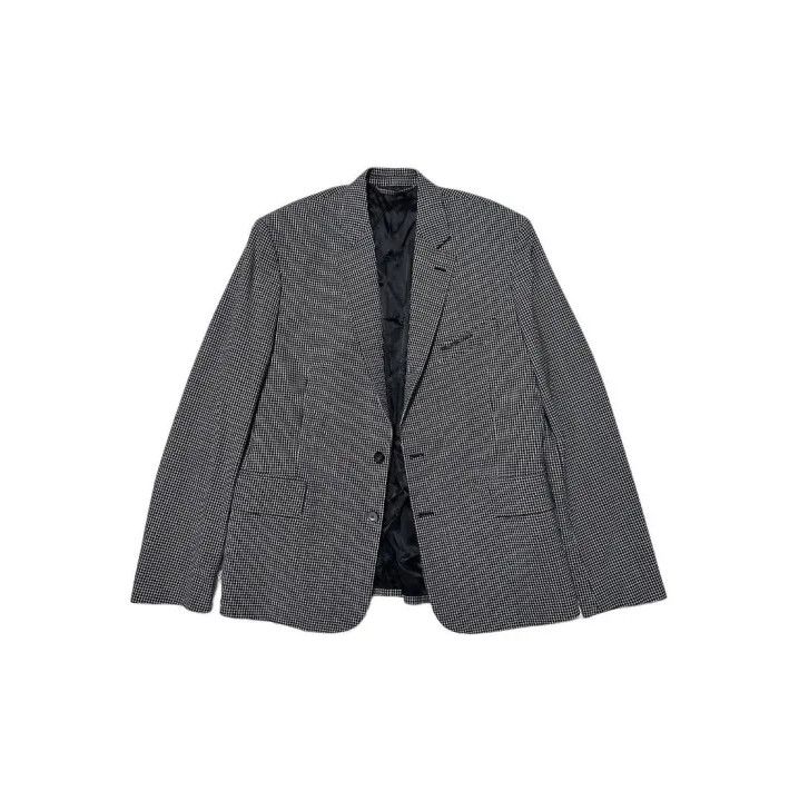 Balenciaga Balenciaga Gray Checked Single-Breasted Blazer Size US S / EU 44-46 / 1 - 2 Thumbnail