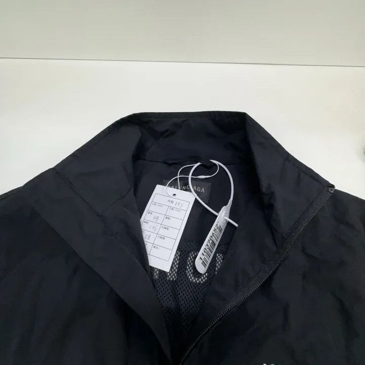 Balenciaga Balenciaga SS24 Black High Neck Zip Jacket Size US XXS / EU 40 - 7 Thumbnail