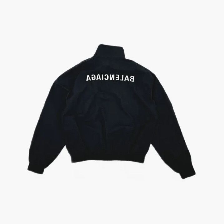 Balenciaga Balenciaga SS24 Black High Neck Zip Jacket Size US XXS / EU 40 - 3 Thumbnail