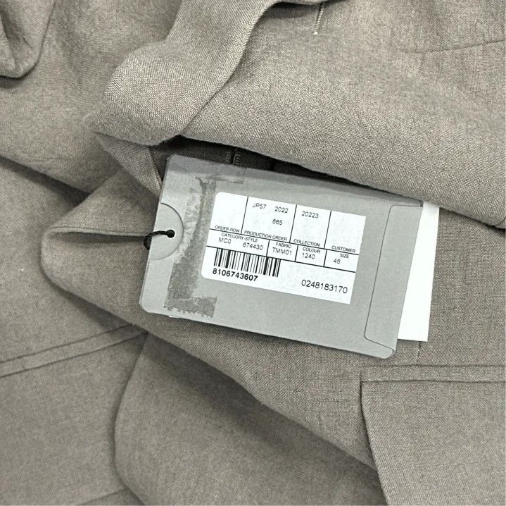 Balenciaga Balenciaga Beige Single-Breasted Long Sleeve Blazer Size US M / EU 48-50 / 2 - 4 Thumbnail