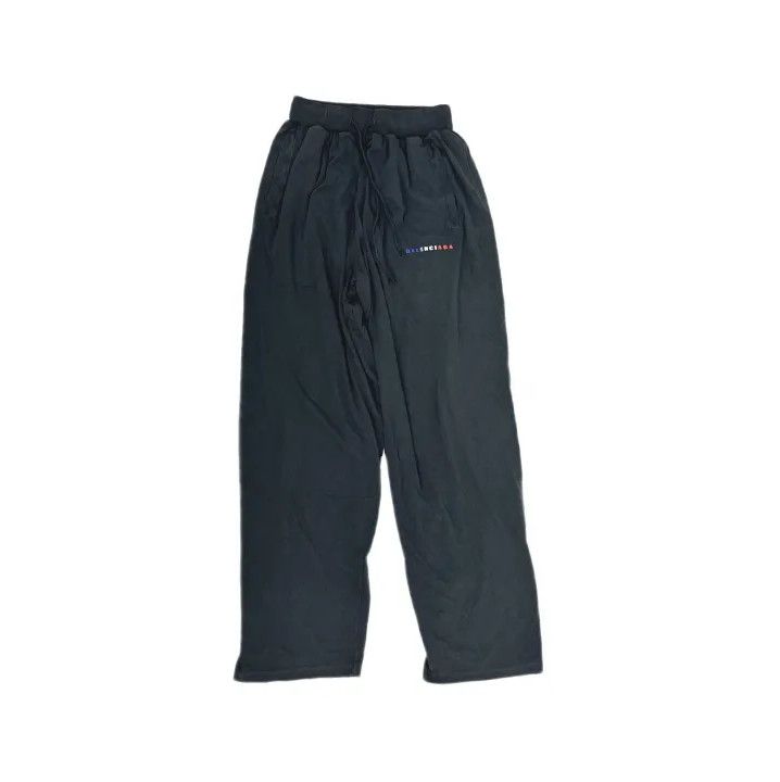 Balenciaga Balenciaga Black Cotton Loose Fit Sports Pants Size US 26 / EU 42 - 2 Thumbnail