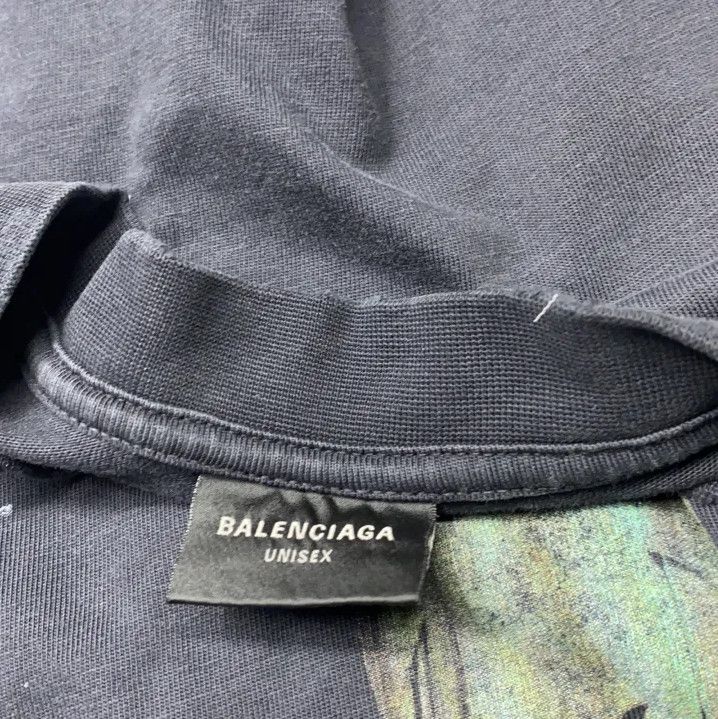 Balenciaga Balenciaga Black Graphic Short Sleeve T-Shirt Size US L / EU 52-54 / 3 - 4 Thumbnail