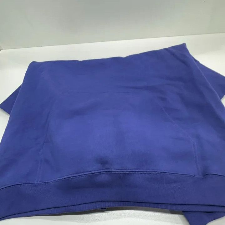Balenciaga Balenciaga Blue Hooded Long Sleeve Sweatshirt Size US M / EU 48-50 / 2 - 8 Thumbnail