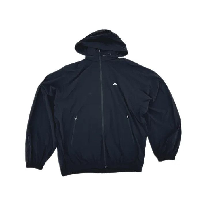Balenciaga Balenciaga Black Logo Print Hooded Jacket Size US M / EU 48-50 / 2 - 2 Thumbnail