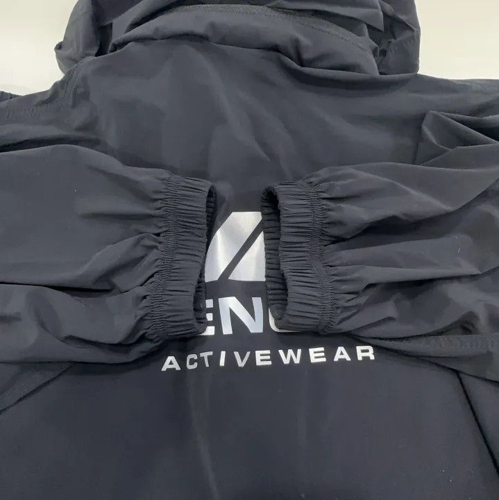 Balenciaga Balenciaga Black Logo Print Hooded Jacket Size US M / EU 48-50 / 2 - 7 Thumbnail