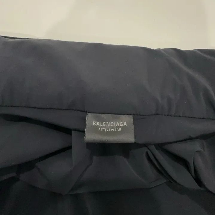 Balenciaga Balenciaga Black Logo Print Hooded Jacket Size US M / EU 48-50 / 2 - 6 Thumbnail