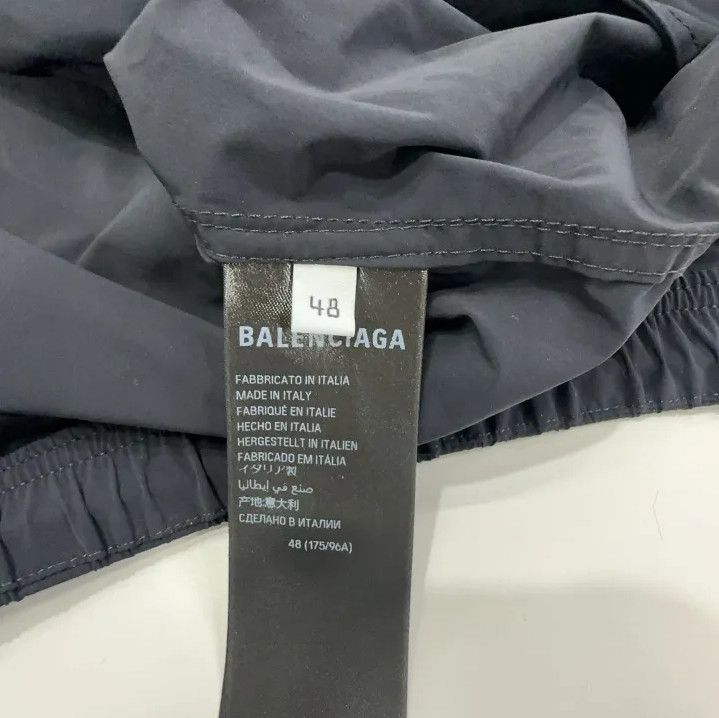 Balenciaga Balenciaga Black Logo Print Hooded Jacket Size US M / EU 48-50 / 2 - 4 Thumbnail