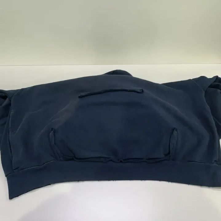 Balenciaga Balenciaga SS24 Logo Hoodie in Deep Blue Size US XS / EU 42 / 0 - 12 Thumbnail