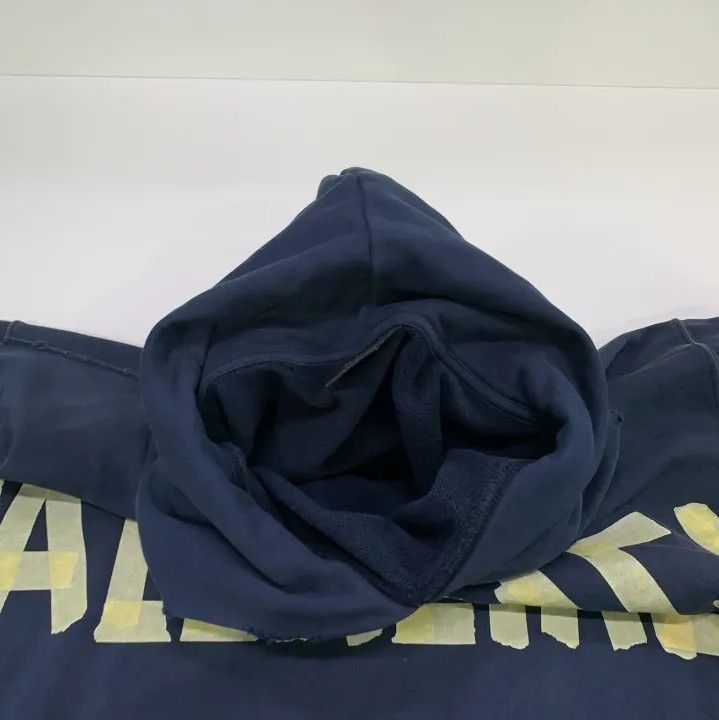 Balenciaga Balenciaga SS24 Logo Hoodie in Deep Blue Size US XS / EU 42 / 0 - 8 Thumbnail