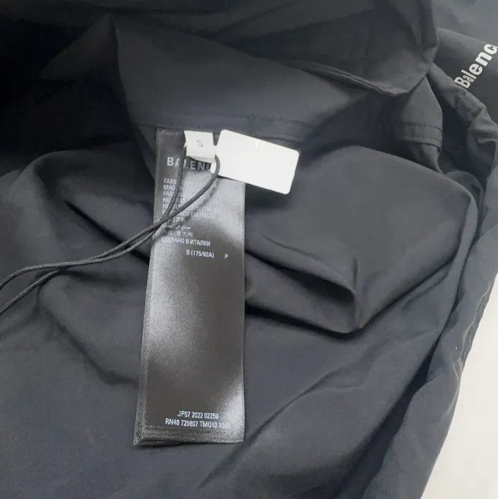 Balenciaga Balenciaga SS23 Logo Print Hooded Jacket Size US S / EU 44-46 / 1 - 7 Thumbnail