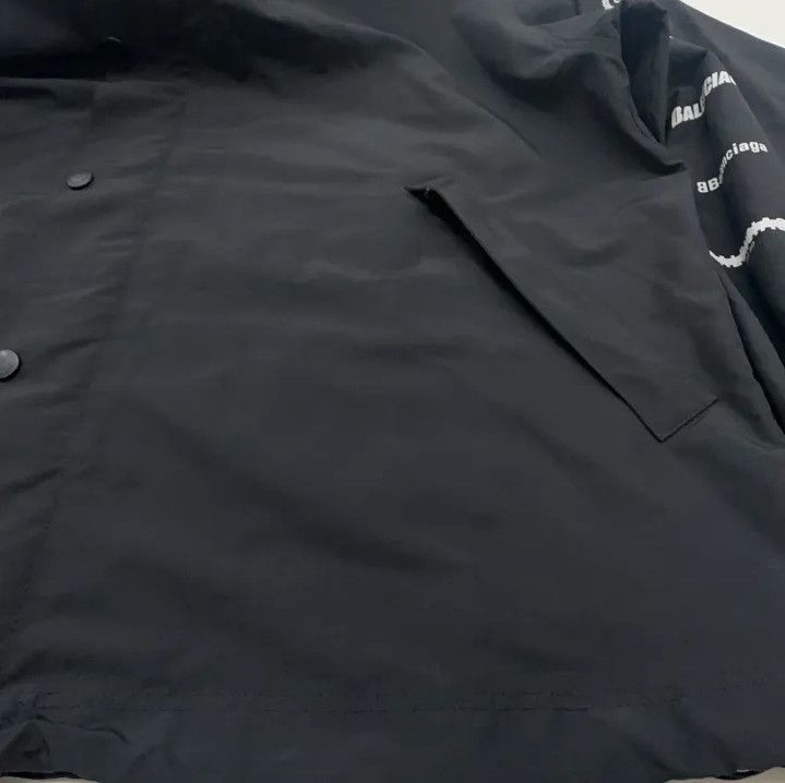 Balenciaga Balenciaga SS23 Logo Print Hooded Jacket Size US S / EU 44-46 / 1 - 11 Thumbnail