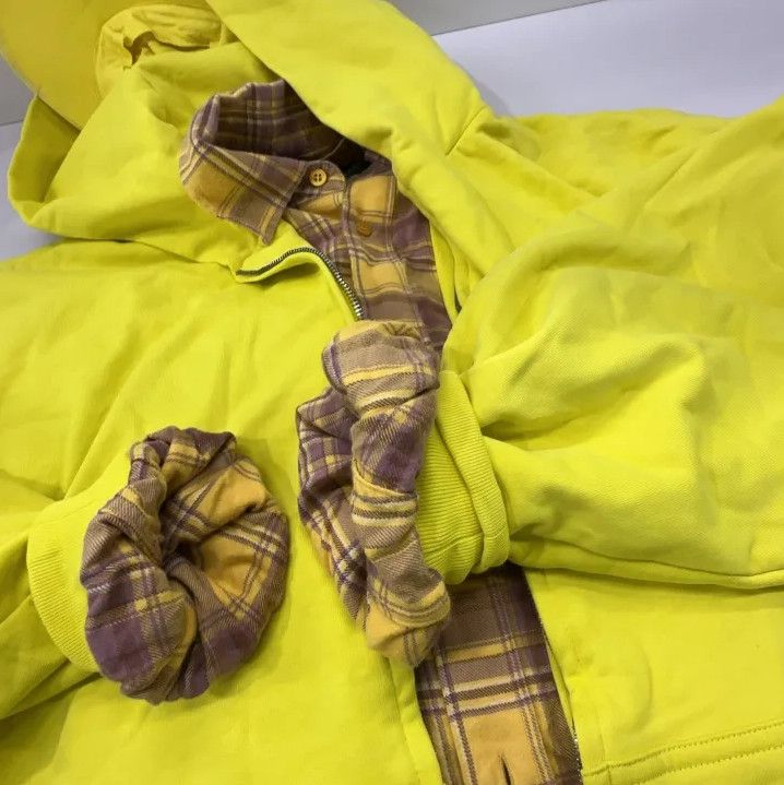 Balenciaga Balenciaga Yellow Logo-Print Hoodie, SS24 Collection Size US L / EU 52-54 / 3 - 14 Thumbnail